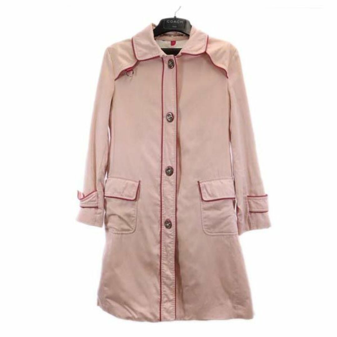 COACH - コーチ 専用ハンガー 衣装カバー付き コート 4 ピンク系 COACH