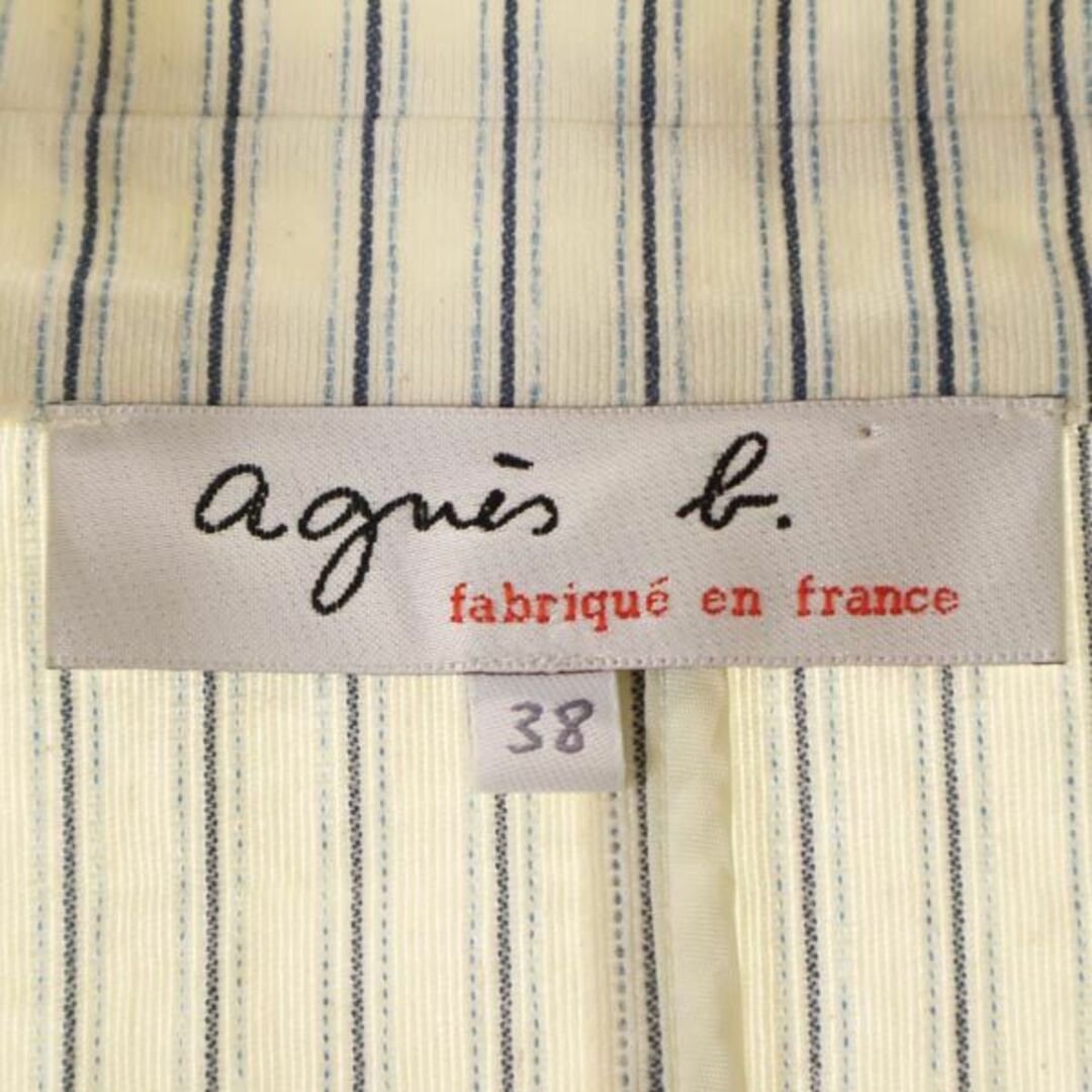 agnes b. - アニエスベー フランス製 ストライプ テーラードジャケット