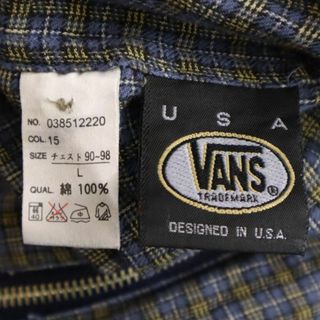 VANS - バンズ 90s オールド チェック ジップアップ シャツ ...