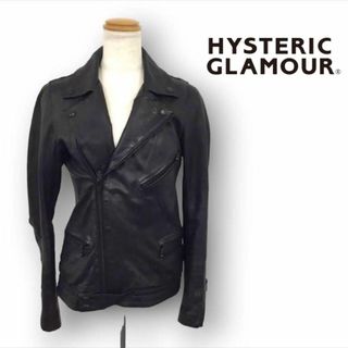 【送料無料】HYSTERIC GLAMOUR 羊革 ダブルライダース F