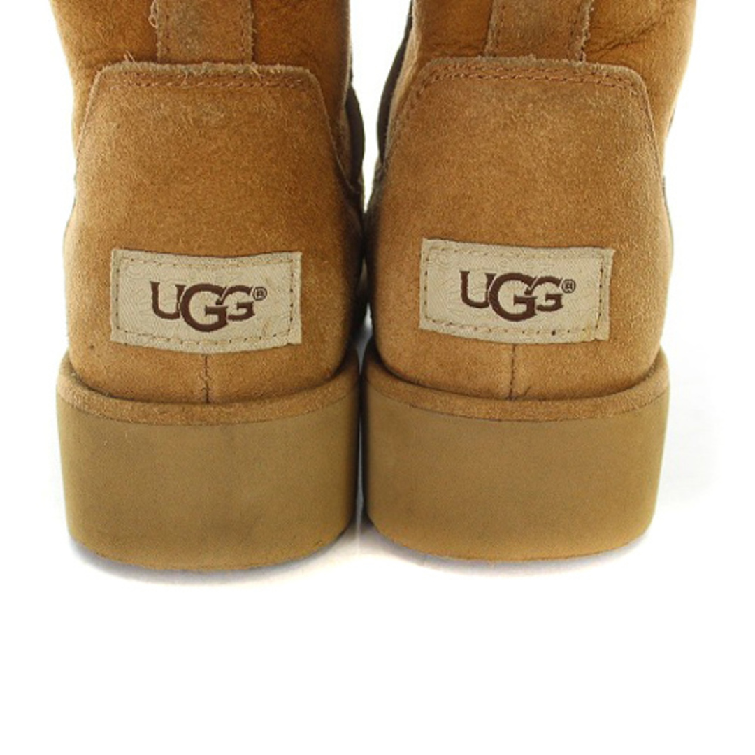 UGG アグ オーストラリア ミドルブーツ ムートン ブラック 24cm