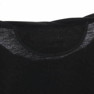 美品 バーバリーブルーレーベル 半袖 Tシャツ M相当 黒 刺繍ロゴ 日本製