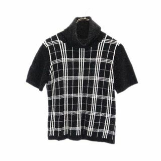 バーバリー(BURBERRY)のバーバリー 三陽商会 半袖 カットソー 2 ブラック系 BURBERRY レディース 【中古】  【230927】(カットソー(半袖/袖なし))