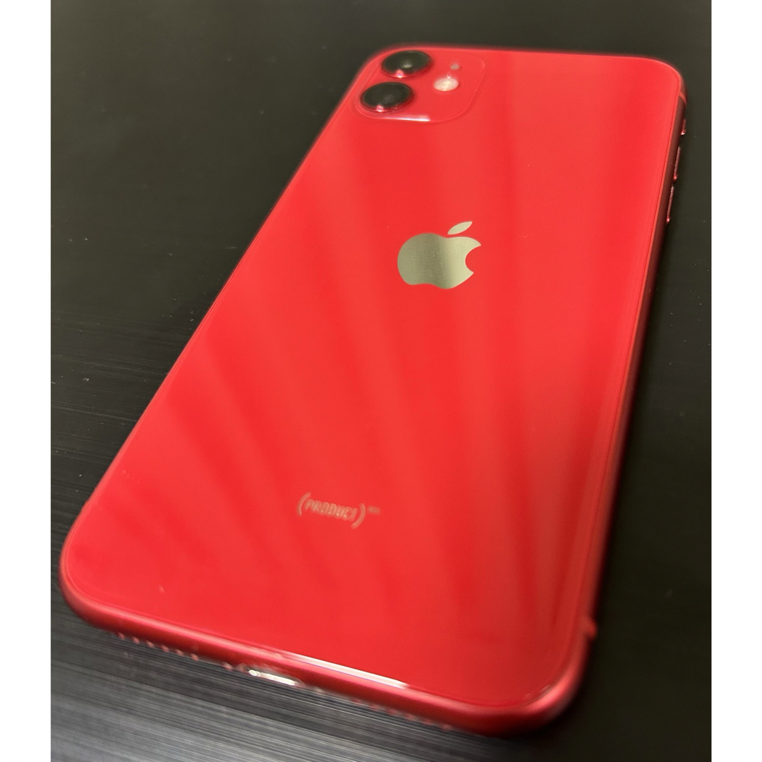 iPhone - iPhone11 128GB (PRODUCT)RED simフリー 本体の通販 by