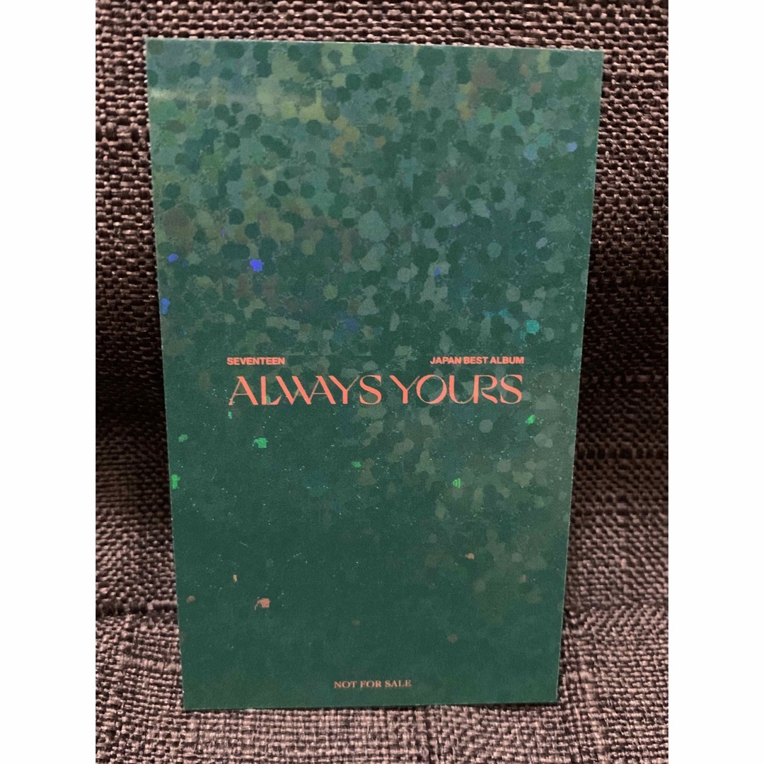 SEVENTEEN - SEVENTEEN ALWAYS YOURS ユニバ ラキドロ ジョンハンの