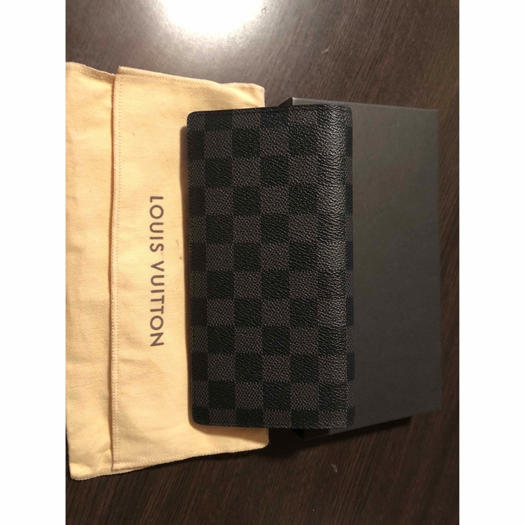 ルイヴィトン LOUIS VUITTON ダミエ 長財布 ブラック-