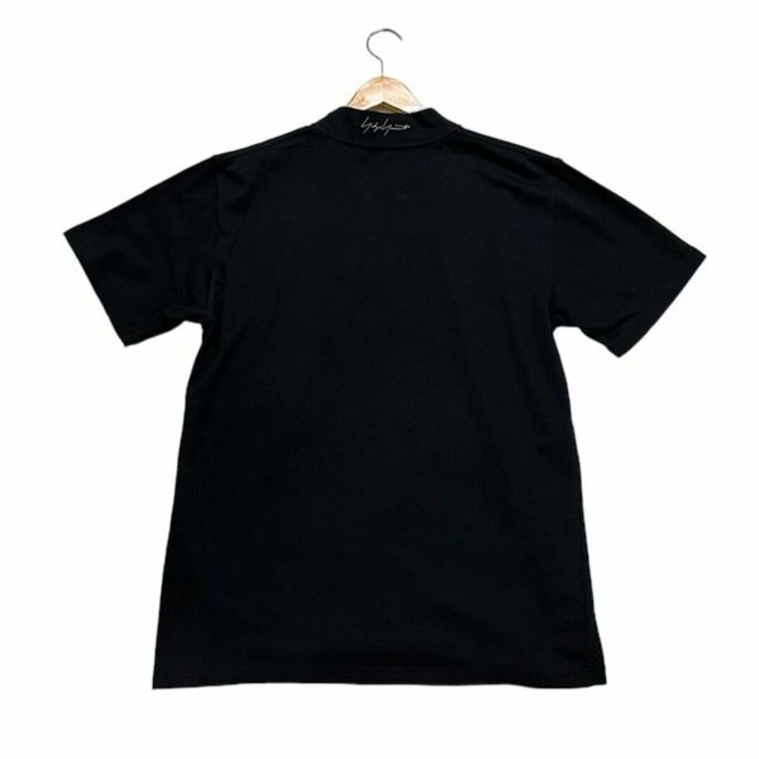 【新品】Yohji New ERA　襟　サインロゴ　Tシャツ　ブラック　5