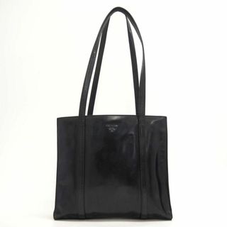 PRADA - PRADA プラダ ナイロン ロゴプレート トートバッグ ブラック