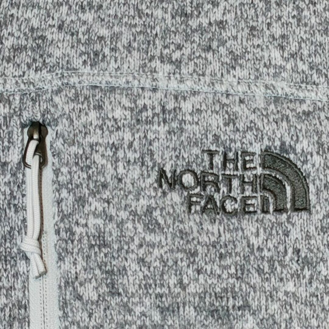 THE NORTH FACE - 【G70】USA規格ノースフェイス 刺繍ロゴハーフジップ ...