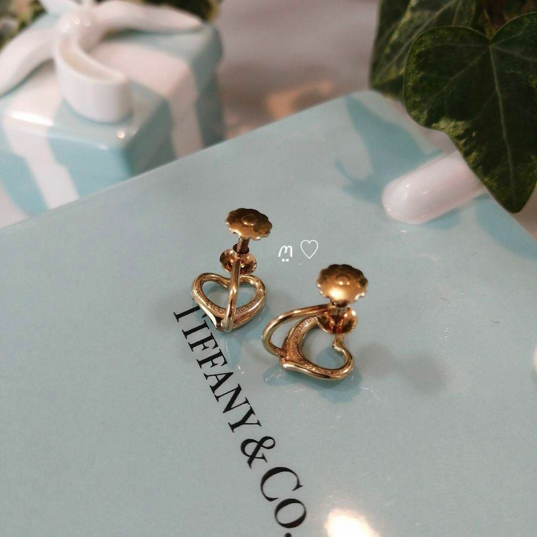 Tiffany & Co.(ティファニー)のティファニー　オープンハートイヤリング　Ꮶ18イエローゴールド　エルサペレッティ レディースのアクセサリー(イヤリング)の商品写真