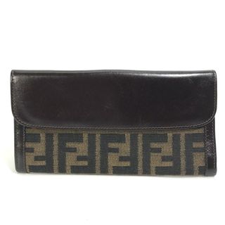 FENDI    長財布　ズッカズッキーノ　Wホック　＊購入前にコメントを希望