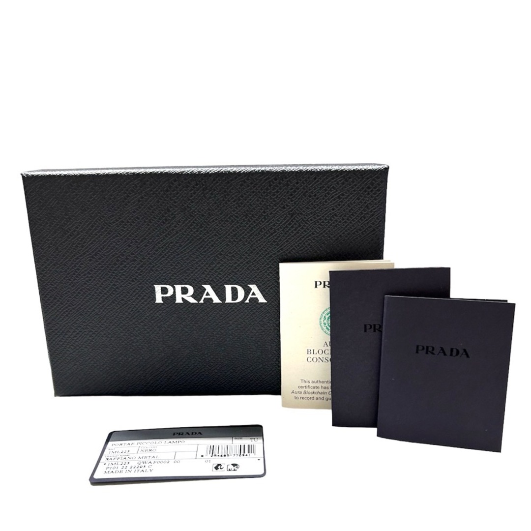 PRADA - PRADA プラダ 二つ折り財布 NERO ネロ 小さめ コンパクト