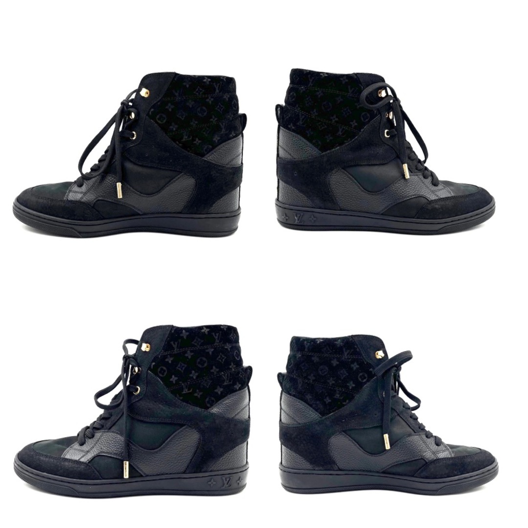 【訳あり】VUITTON スニーカー　#38 黒