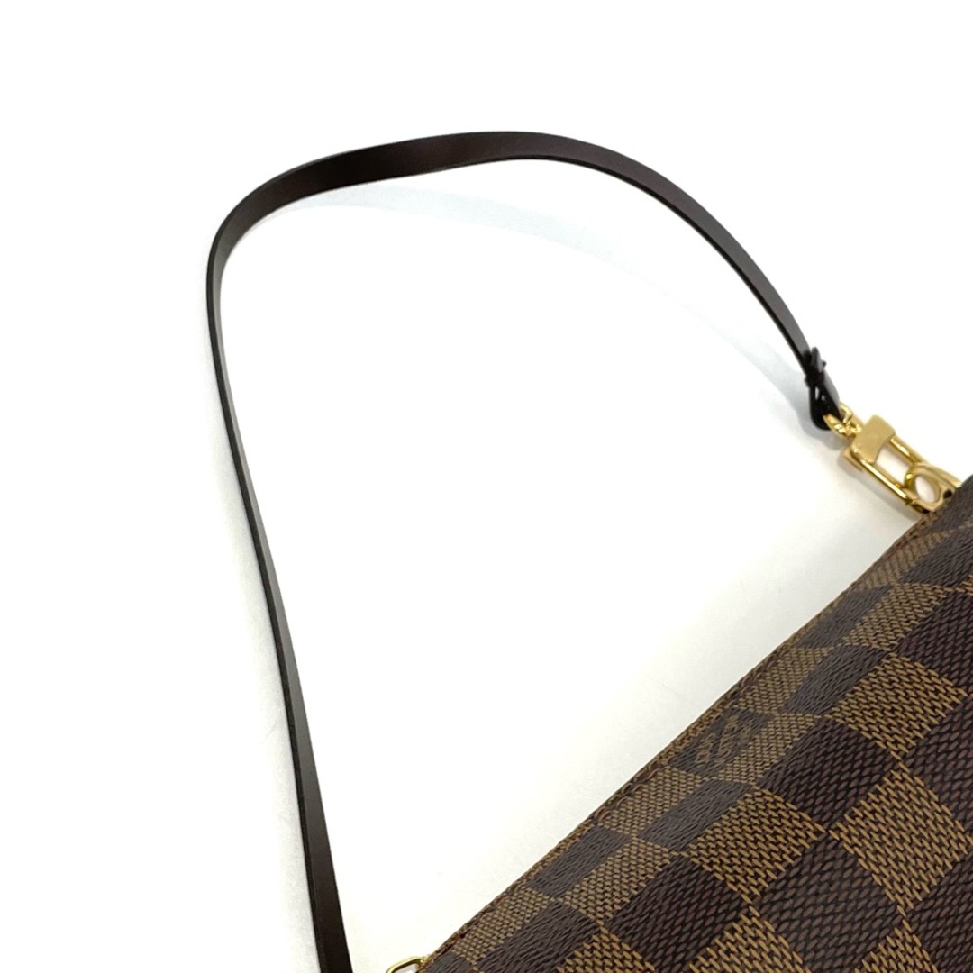 【限定価格】LOUIS VUITTON ルイヴィトン ハンドバッグ ダミエ パピヨン30 ボストンバッグ 鞄 かばん ポーチ付き N51303    ブラウン 茶 ゴールド金具 レディース 定番【品】