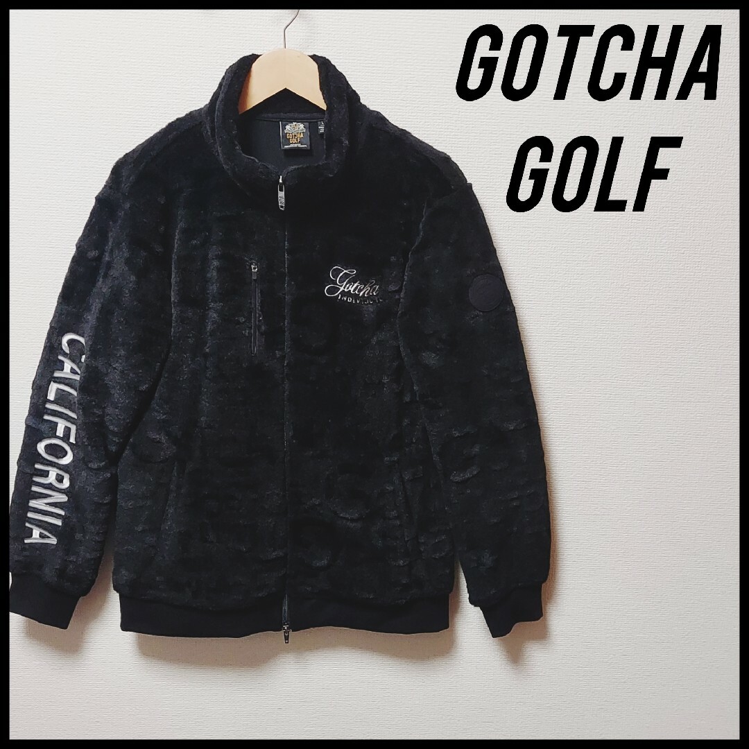 Gotcha ガッチャ メンズ Lサイズ ゴルフウェア ボア ジャケット | フリマアプリ ラクマ