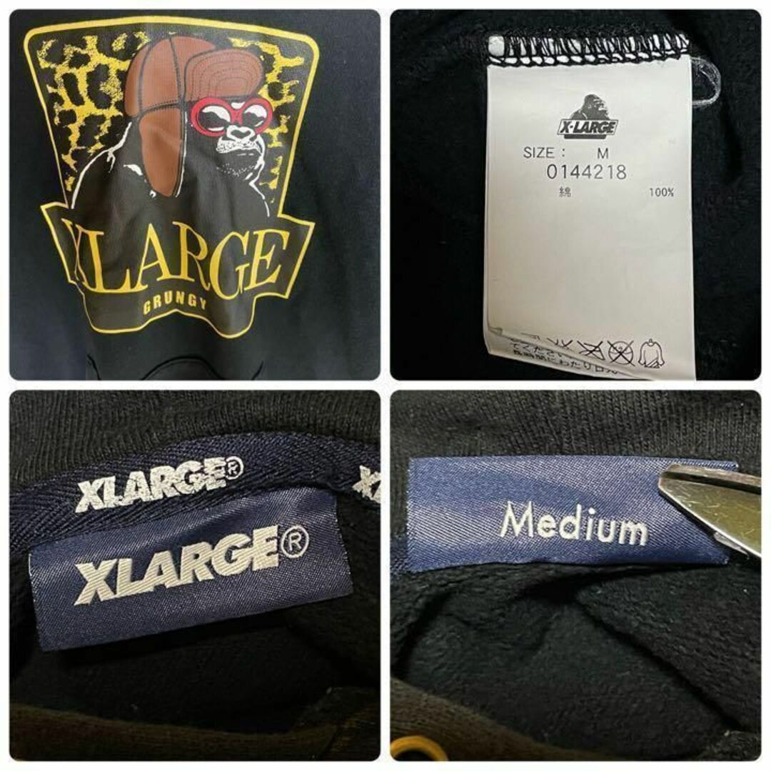 XLARGE(エクストララージ)の【ゴリラロゴ】エクストララージ　パーカー　プルオーパー　デカロゴ　フーディー メンズのトップス(パーカー)の商品写真