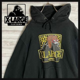 エクストララージ(XLARGE)の【ゴリラロゴ】エクストララージ　パーカー　プルオーパー　デカロゴ　フーディー(パーカー)