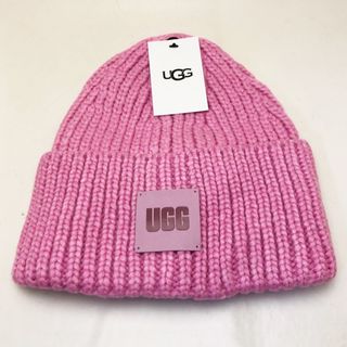 アグ(UGG)の新品 UGG アグ ニットキャップ 20061 ローズ クォーツ(ニット帽/ビーニー)