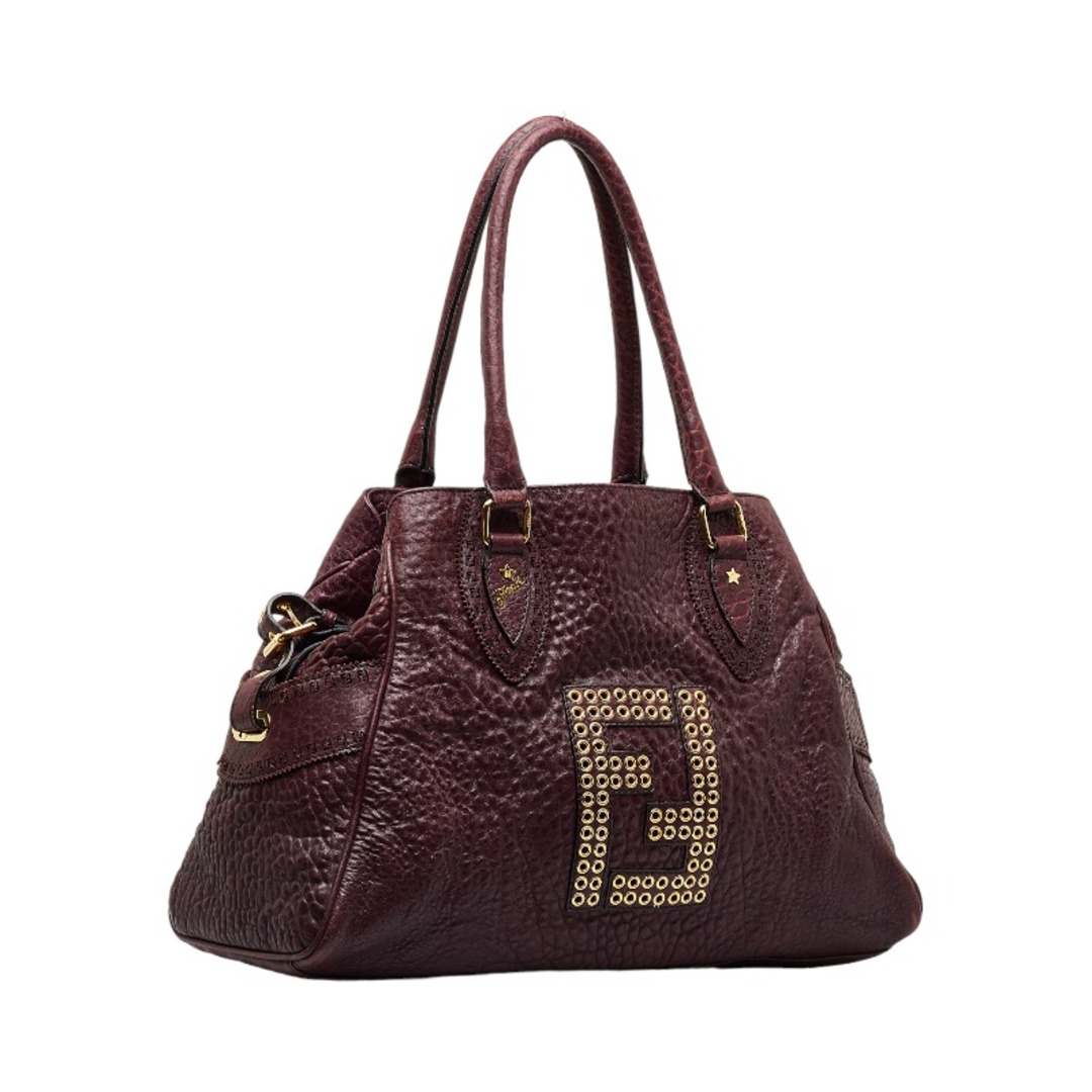 FENDI(フェンディ)のフェンディ ズッカロゴ クロコ ハンドバッグ トートバッグ レザー レディース FENDI 【214-18342】 レディースのバッグ(ハンドバッグ)の商品写真