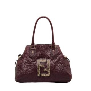 フェンディ(FENDI)のフェンディ ズッカロゴ クロコ ハンドバッグ トートバッグ レザー レディース FENDI 【214-18342】(ハンドバッグ)