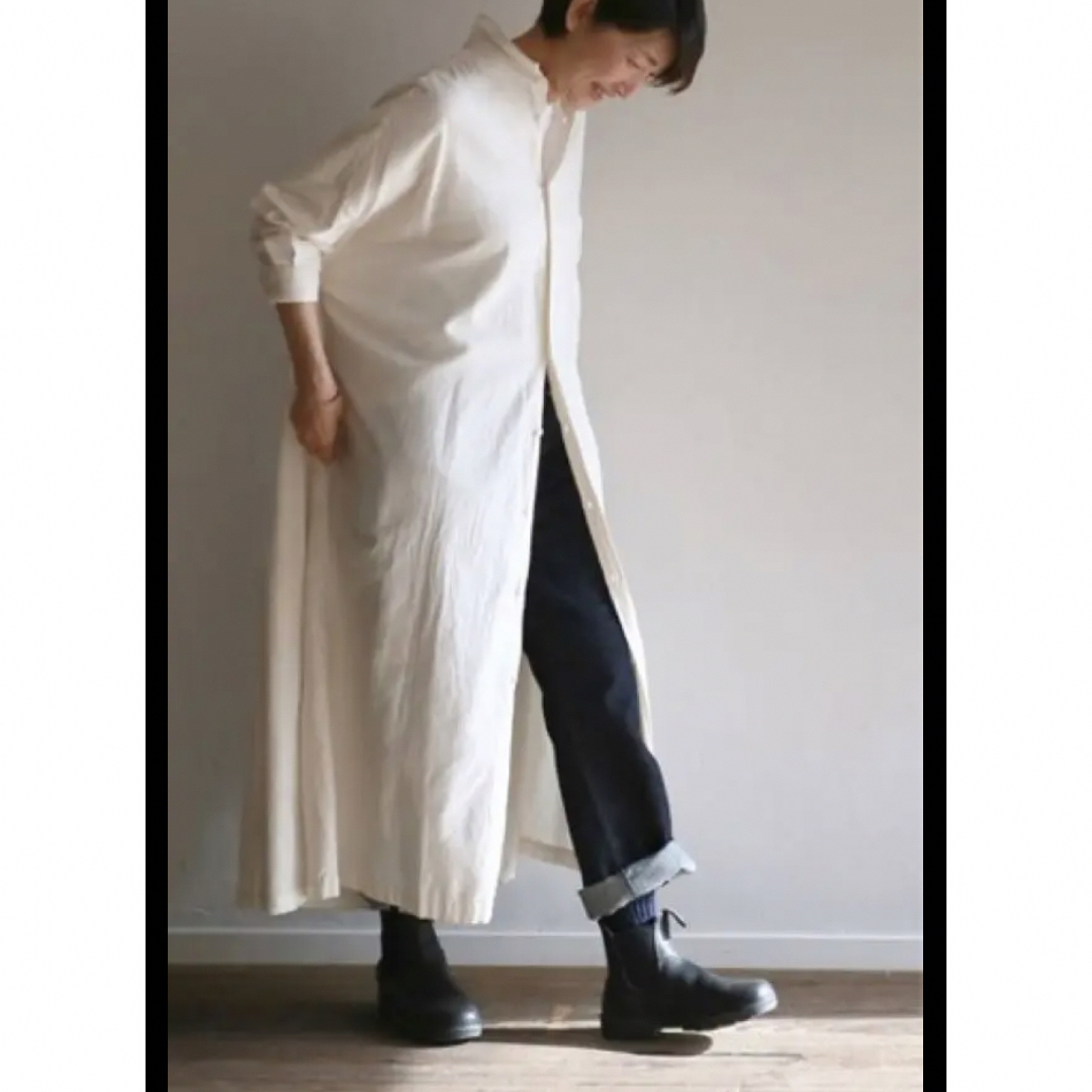 トゥジュー コットンカシミヤシャツドレス - ロングワンピース/マキシ ... トゥジュー コットンカシミヤシャツドレス