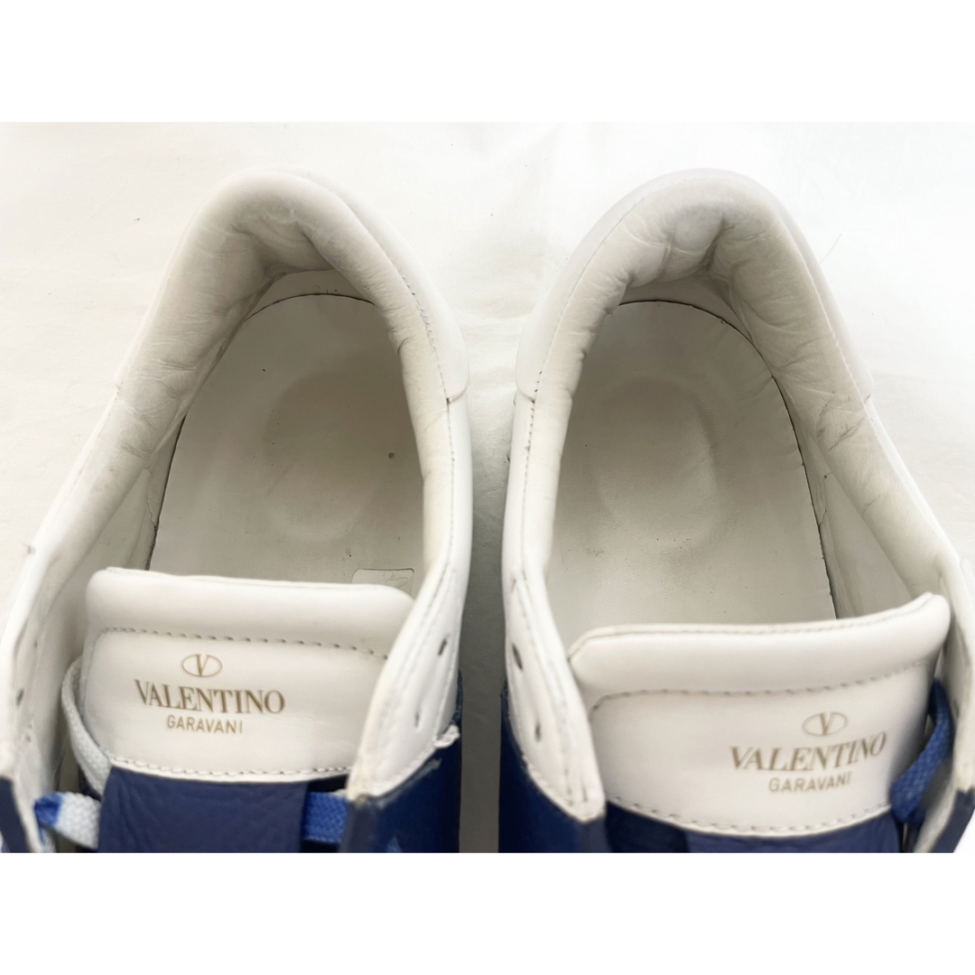 希少 美品 VALENTINO GARAVANI レザーオープンスニーカー 42 8