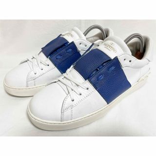 希少 美品 VALENTINO GARAVANI レザーオープンスニーカー 42