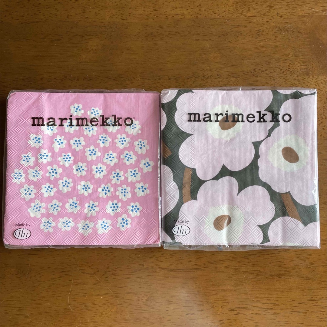 未使用マリメッコ ペーパーナプキン2セット | フリマアプリ ラクマ