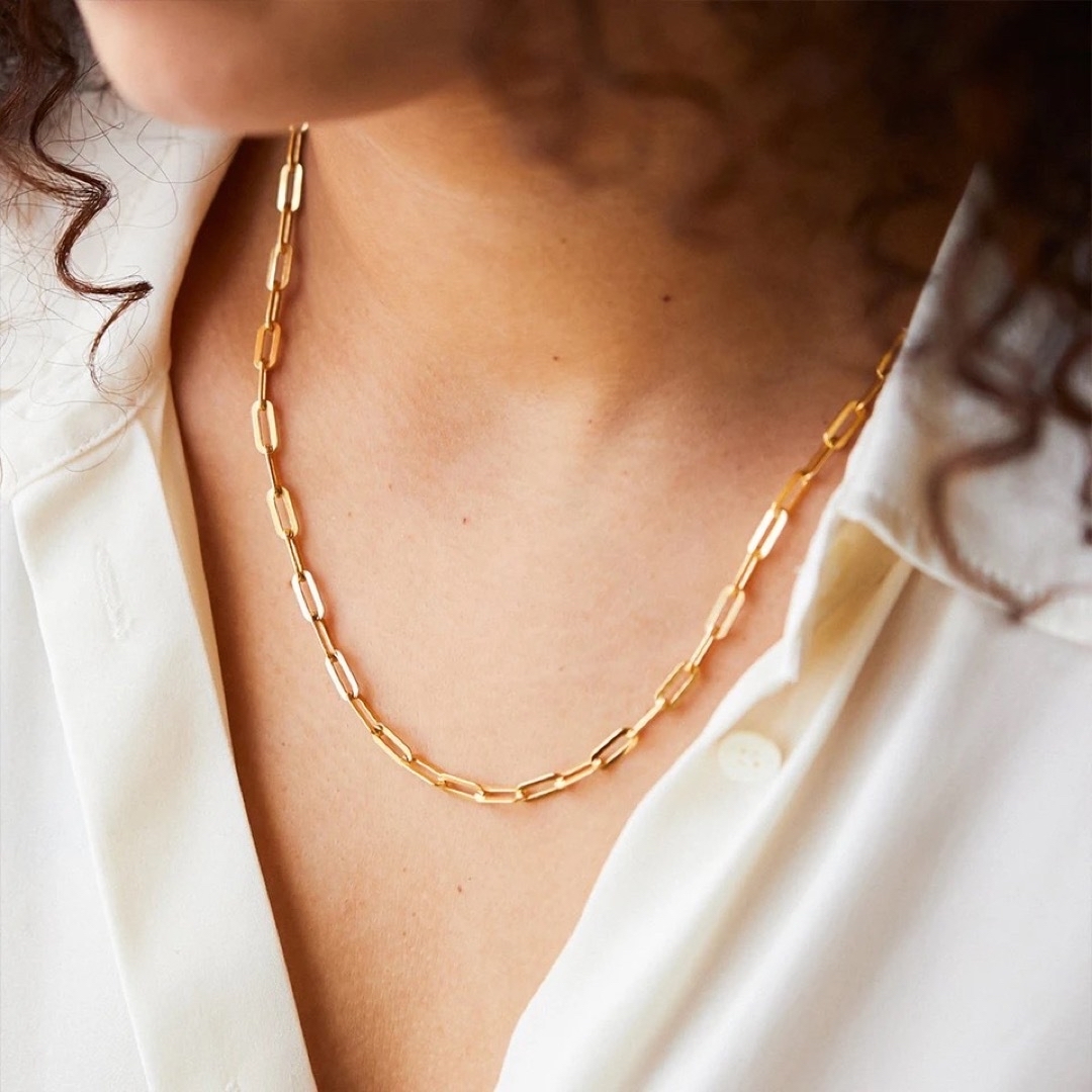 Ron Herman(ロンハーマン)のSquare chain necklace gold No.1065 レディースのアクセサリー(ネックレス)の商品写真