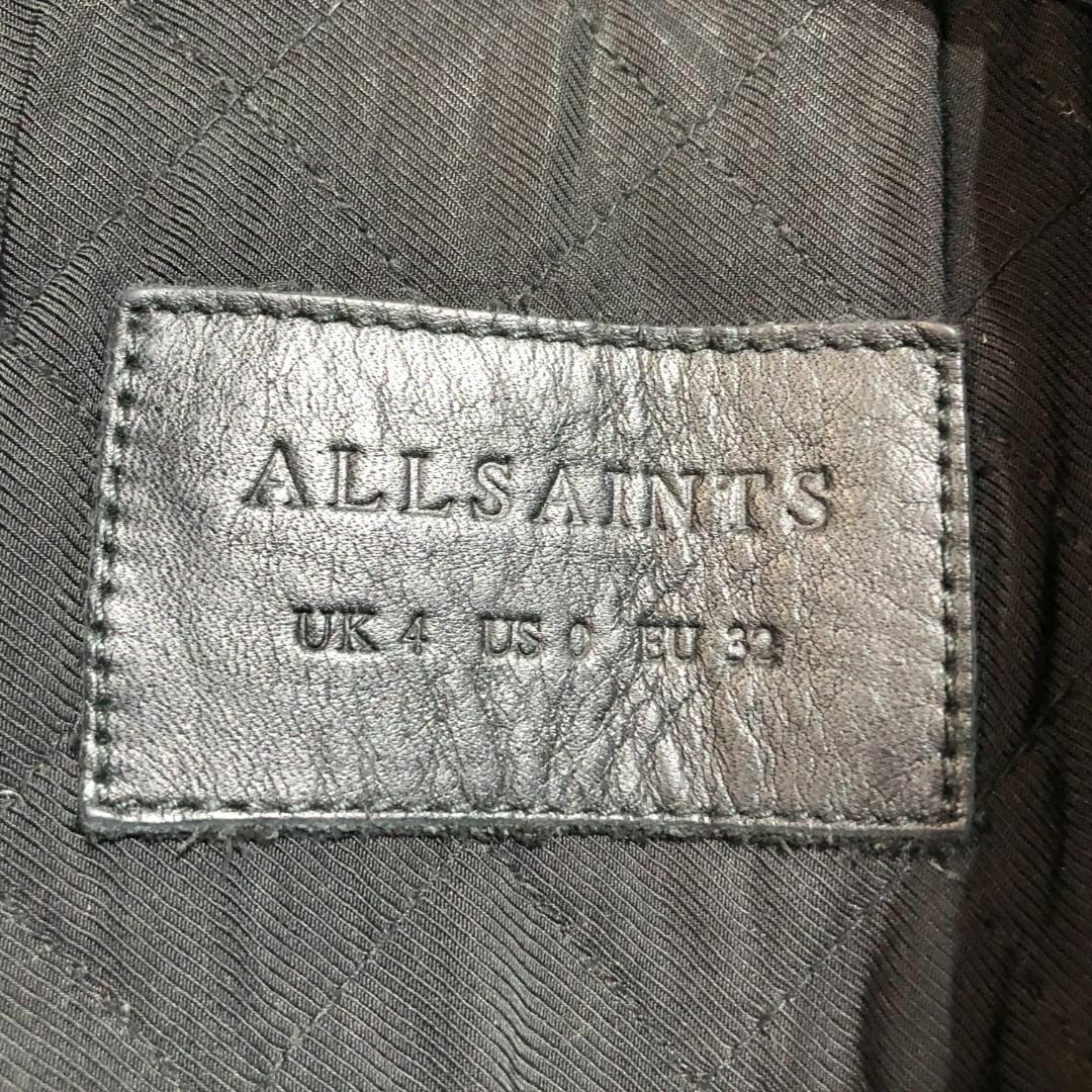 オールセインツ ALLSAINTS レザー ライダースジャケット UK4