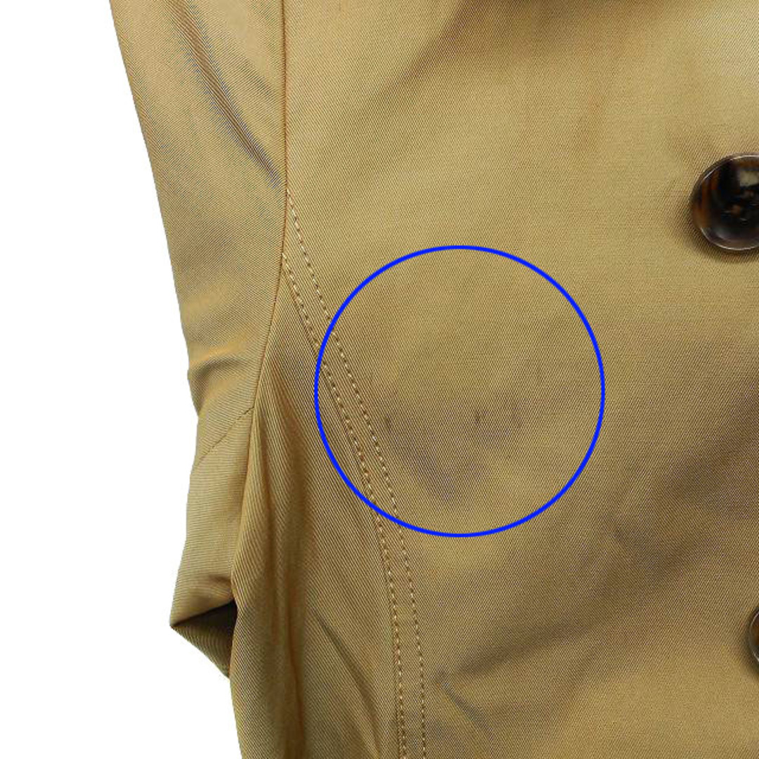 STRAWBERRY-FIELDS(ストロベリーフィールズ)のストロベリーフィールズ トレンチ コート アウター ショート ダブル タック レディースのジャケット/アウター(トレンチコート)の商品写真