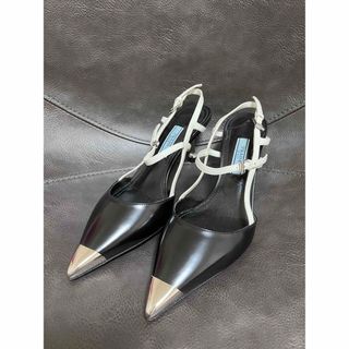 正規品♡保管品♡【PRADA♡】ミュール♡優しいグリーン♡サイズ38♡