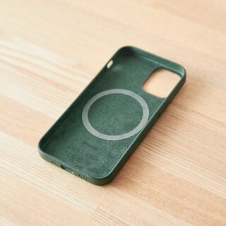 アップル(Apple)のアップル純正 MagSafe iPhone12 mini ケース グリーン(iPhoneケース)