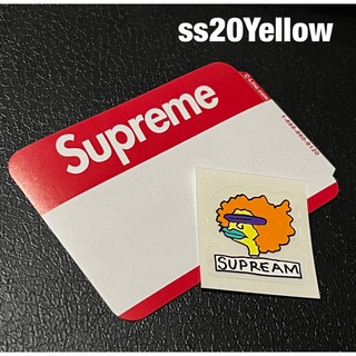 シュプリーム(Supreme)のSUPREME Sticker シュプリームステッカー■ ss20Yellow(その他)