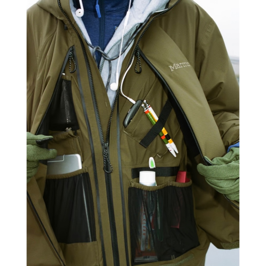 Name x Marmot テックナイロンコート ネーム マーモット ジャケット