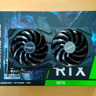 クロウトシコウ(玄人志向)の玄人志向　RTX3070　GG-RTX3070-E8GB/OC/DF2　箱付き(PCパーツ)