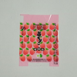 チロルチョコ(チロルチョコ)のNo.108  苺ちょこ (5C)  チロル包み紙(印刷物)