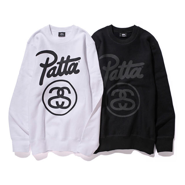 Stussy Patta プルオーバー　パタ 　ダブルネーム　フーディー　コラボ