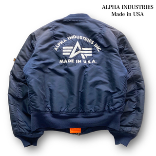 アルファインダストリーズ(ALPHA INDUSTRIES)の【ALPHA】アルファインダストリーズ MA-1 フライトジャケット USA製(フライトジャケット)