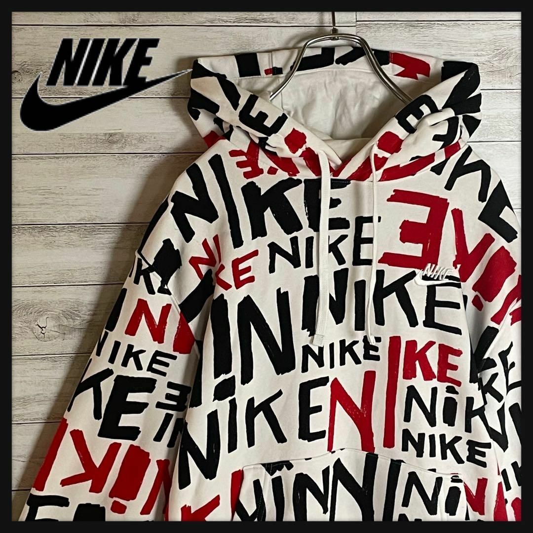 NIKE - 【かっこいい】ナイキ パーカー プルオーバー 刺繍