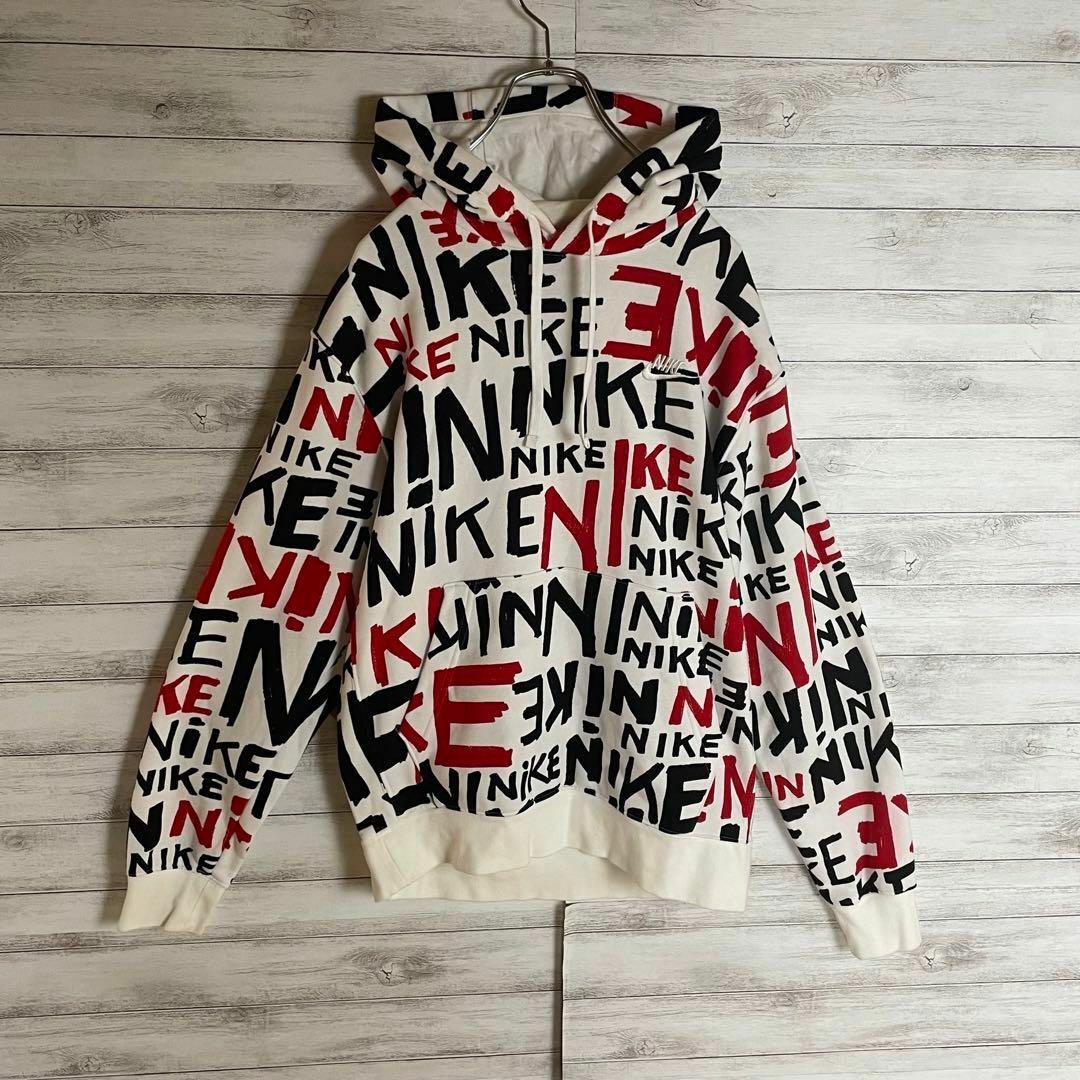 NIKE - 【かっこいい】ナイキ パーカー プルオーバー 刺繍