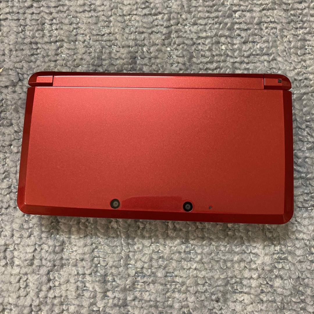 ニンテンドー3DS レッド本体ポケモンバンク＆ムーバー挿入済　動作品