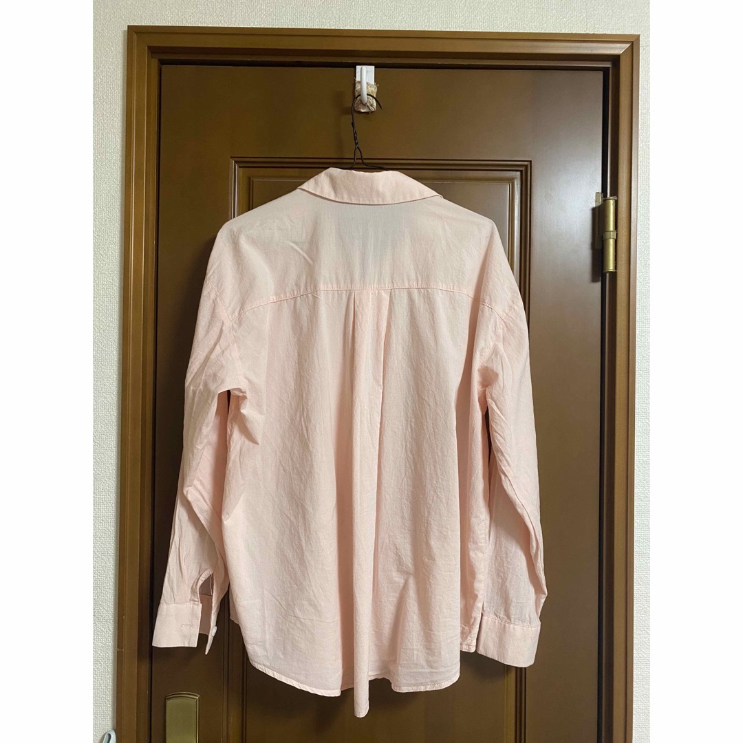 韓国　ピンクシャツ レディースのトップス(シャツ/ブラウス(長袖/七分))の商品写真