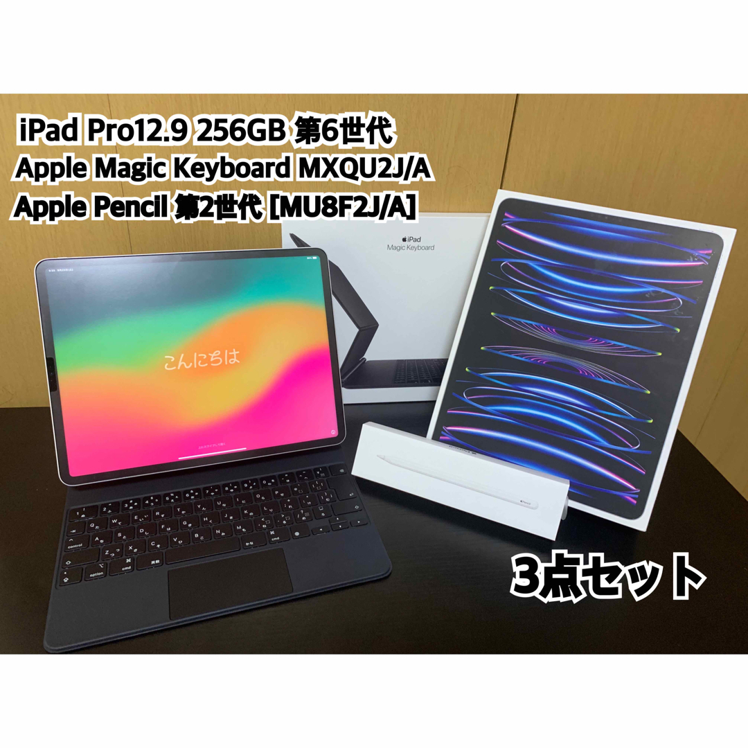 Apple(アップル)の（最終値引き）iPad Pro 256GB 第6世代　3点セット スマホ/家電/カメラのPC/タブレット(タブレット)の商品写真