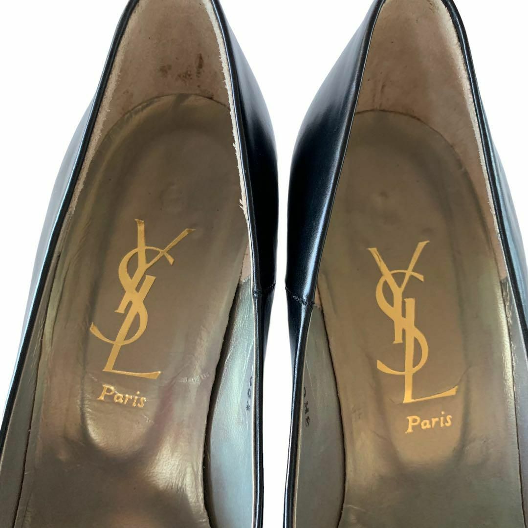 Yves Saint Laurent(イヴサンローラン)のイヴサンローラン パンプス ブラック フォーマル 冠婚葬祭 22.5cm レディースの靴/シューズ(ハイヒール/パンプス)の商品写真