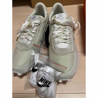 ナイキ(NIKE)のNIKE SACAI LDWAFFLE White/White(スニーカー)