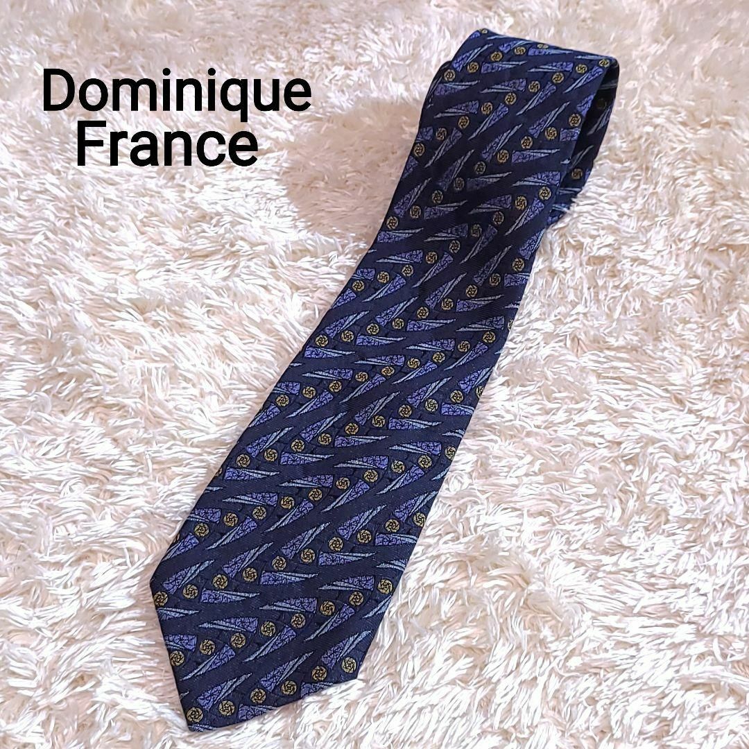Dominique France ドミニクフランス ジャガード レギュラータイ
