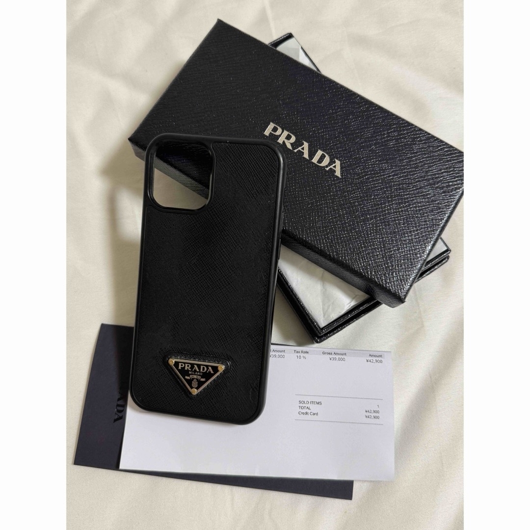 【国内正規品】PRADA iPhone12 Proケース サフィアーノ