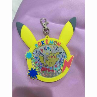 ポケモン(ポケモン)のユニバーサルスタジオ ピカチュウ 缶バッジキーホルダー(キャラクターグッズ)