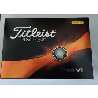 タイトリスト(Titleist)のタイトリスト Pro V1 ゴルフボール イエロー 新品(その他)